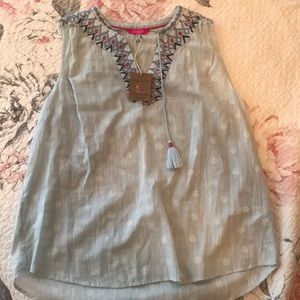 Joules Bohemian Style Shirt with Tassles
